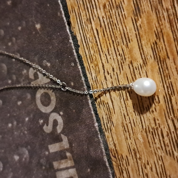 Jewelry - Sterling Real Pearl Necklace